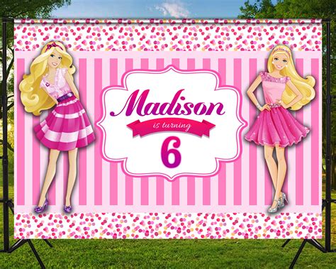 Barbie Birthday Banner