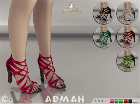 Madlensims Madlen Admah Shoes New Sandals For Emily Cc Finds