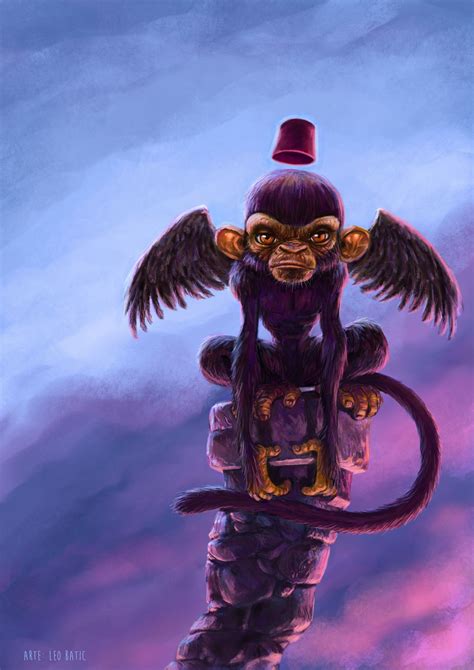 Flying Monkey By Leo Baticbook Illustration Monkey Illustration