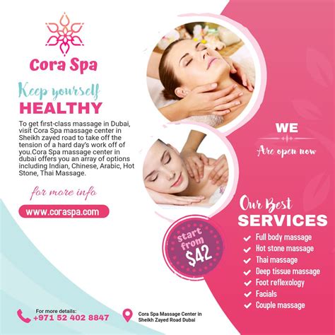 Massage Infographics Massage Spa In Dubai Spa Massage Beauty Salon Posters Massage Center