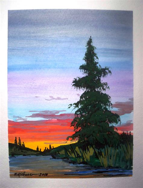 Sunrise Watercolor By Tomkilbane On Deviantart