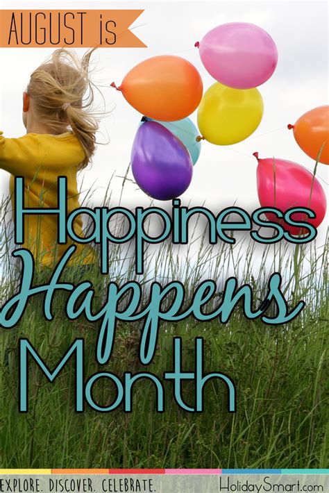 Happiness Happens Month Holiday Smart