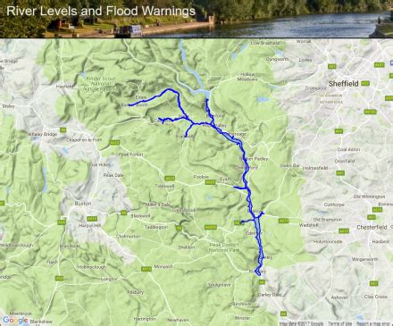 The principal rivers are the trent, derwent, dove, and wye; Upper Derwent in Derbyshire :: Flood alerts and warnings ...