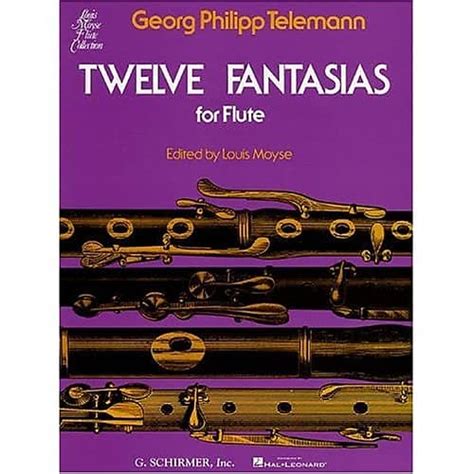 Georg Philipp Telemann Twelve Fantasies For Solo Flute Reverb