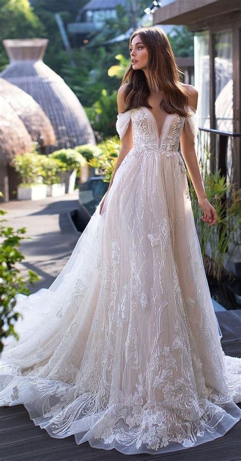 Elegant Off The Shoulder Wedding Dresses For Stylish Brides Modest Wedding Dresses Wedding