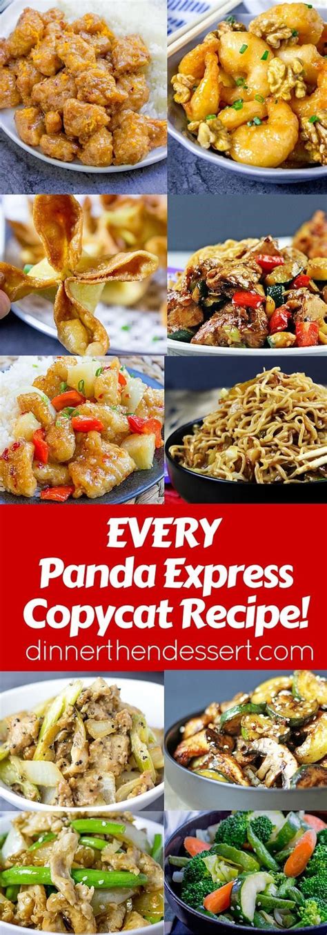 The chicken has a terrible red sauce and tastes refri. Every Panda Express Recipe from the menu, from entrees to ...