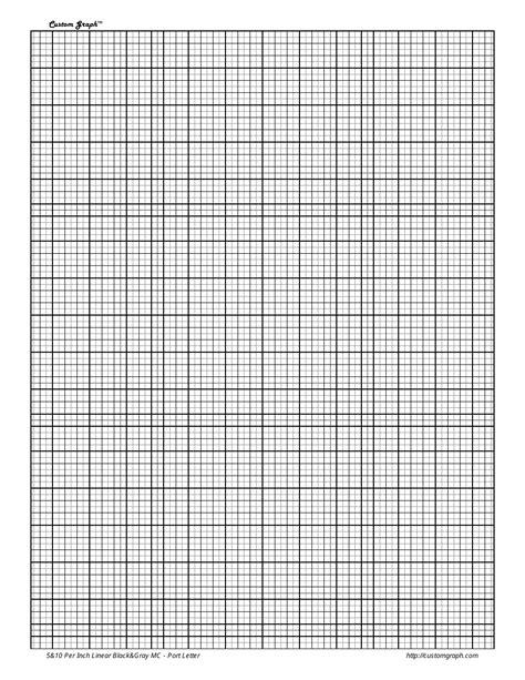Printable Graph Paper 1 Inch Printable Blank World