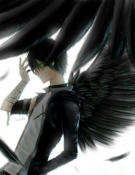 Anime Fallen Angel Boy Animezf