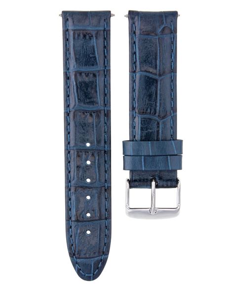 24mm Premium Leather Watch Strap Band For Omega Aqua Terra Railmaster