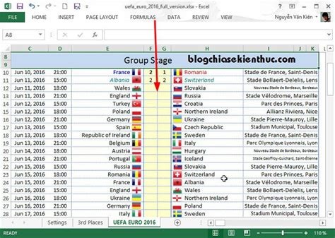Ti lich thi dau euro 2016 ln ny, php ang c xp vo nhm nhng ng vin nng k nht cho danh hiu v ch. Lịch thi đấu Euro 2016 đầy đủ nhất, có hỗ trợ Tiếng Việt