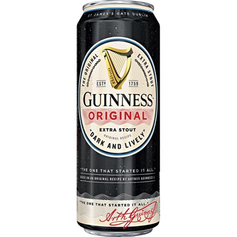Guinness Original Extra Stout 500ml Can Castle Off Licence