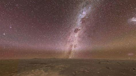 1920x1080 Night Sky On Mars Wallpaper