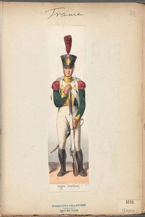 French Soldier In Uniform France 1800s 6 Painting By Celestial