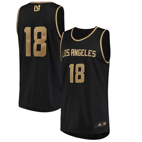 We have great equipment like basketball hoops and the basketballs themselves, while our basketball clothing collection includes nba jerseys, basketball vests, shorts and hoodies. adidas LAFC Black Streetwear Basketball Jersey