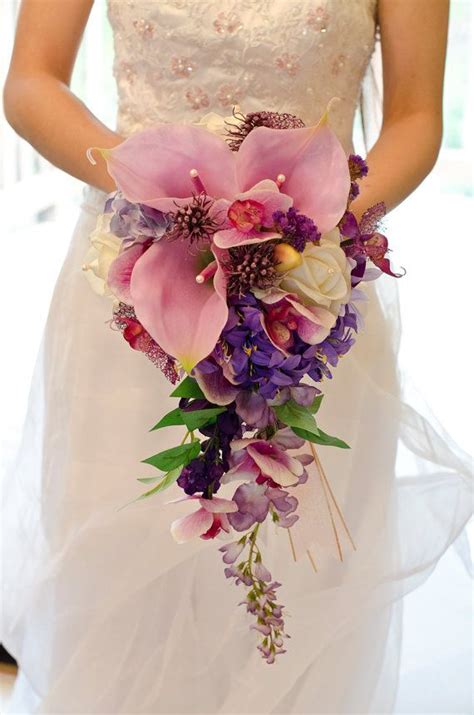 Beautiful Orchid Wedding Bouquets