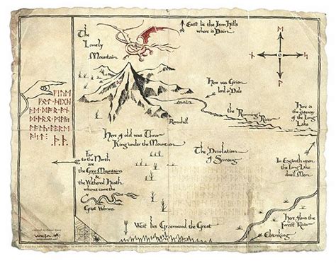 The Map Of The Hobbit Map Of Stoney Lake