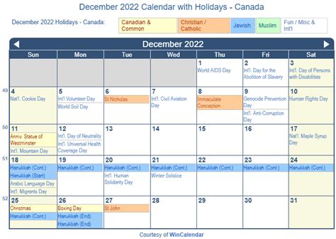 2022 Canada Calendar With Holidays 2022 Canada Calendar With Holidays