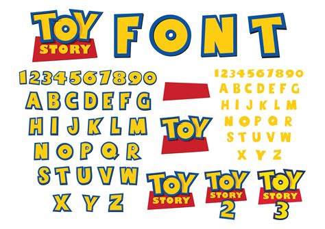 Toy Story Font Svg Toy Story Svg Toy Story Alphabet Svg Toy Etsy Singapore