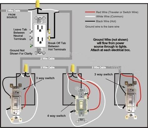 Wiring Diagram 3 Way Switch Split Receptacle Wiring Diagram