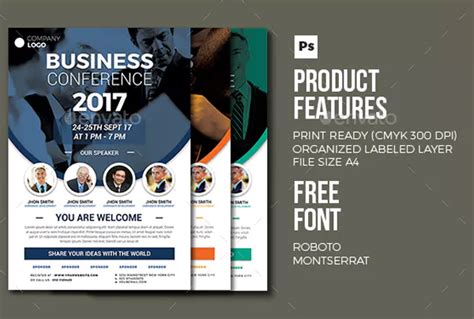 41 Conference Flyer Templates Free And Premium Psd Ai Eps Formats