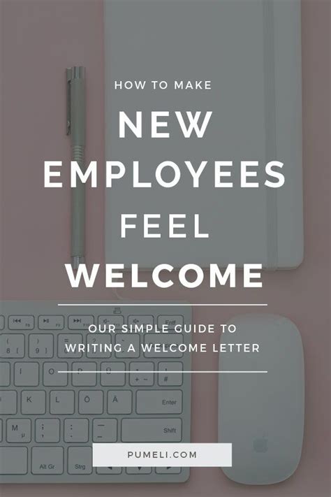 How To Write A Welcome Letter To New Employees Welcome Letters