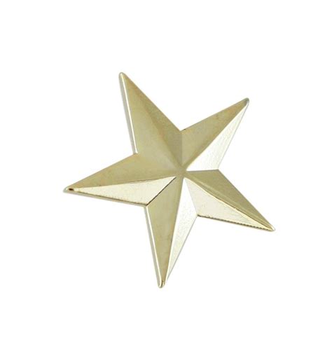 3d Gold Star Lapel Pin Gold Stars Lapel Pins Gold