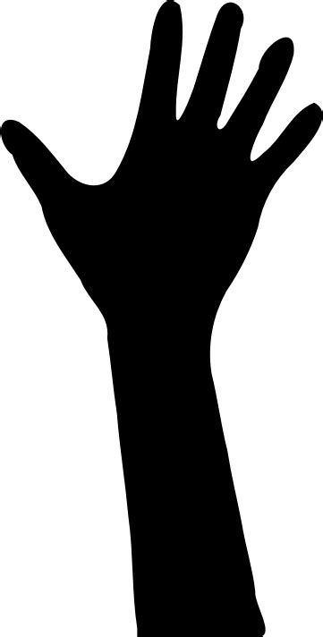 Reaching Hands Silhouette At Getdrawings Free Download