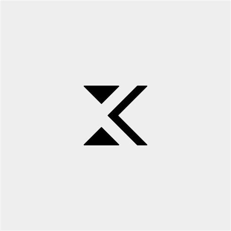 Letra X Xk K Kx Monograma Logotipo Design Mínimo ícone Em 2020 Logotipo Logotipo De Monograma