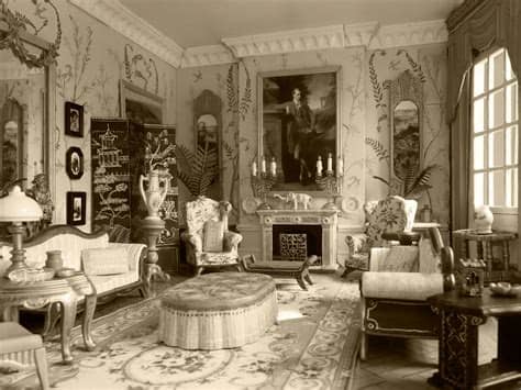 Social conditions, interior decoration, history, decoration and ornament, edwardian style. History of Design- The Victorian era and the Industrial ...