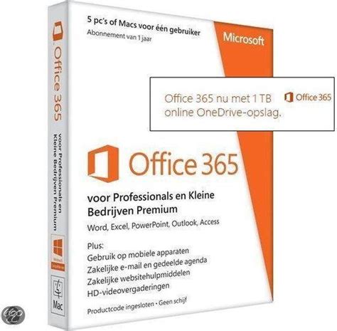 Microsoft Office 365 Voor Kleine Bedrijven Software