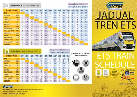 Ets train timetable & harga tiket. apa - apa aje lah.......: Jadual Perjalanan Dan Jadual ...