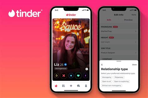 Tinder Adds Non Monogamous Relationship Types And Gender Pronouns Engadget