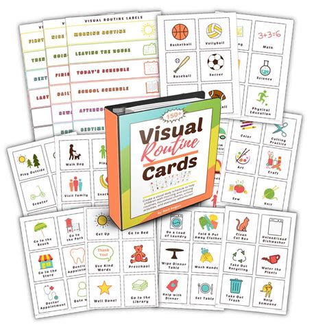 Visual Routine Cards Rhythms Of Play