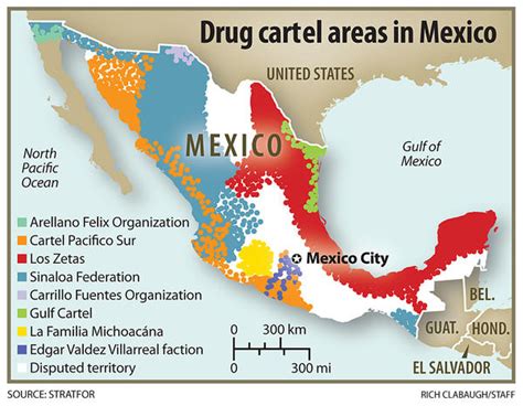Maps Of The Mexico Cartels ~ Borderland Beat