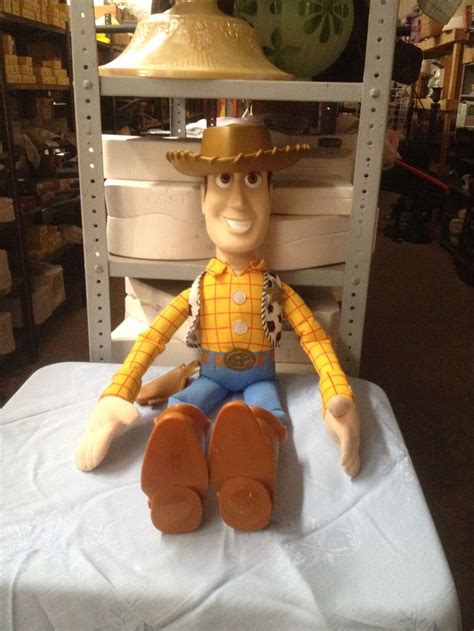 Disney Pixar Toy Story Large Sheriff Woody Stuffed Doll Vintage 32 The