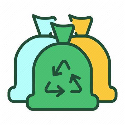 Trash Bag Garbage Icon Download On Iconfinder