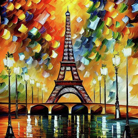 Eiffel Tower 2 Painting Painting By Ryan James Pixels