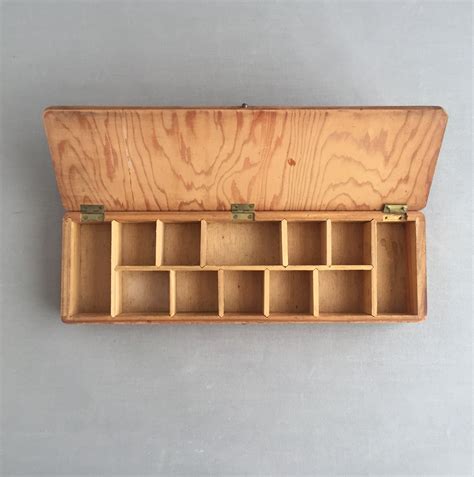 Compartmented Wooden Box