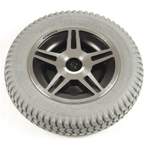 Pride Gray Flat Free Drive Wheel Assembly For Jazzy Pride