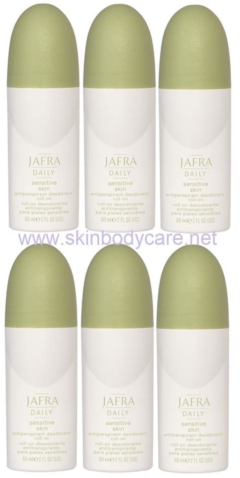 6x Sensitive Skin Antiperspirant Deo Roll On Jafra Sylvia De Kort