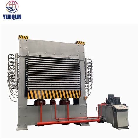 hydraulic plywood hot laminating press machine from china manufacturer shandong yuequn