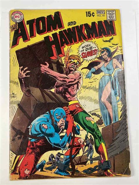 Atom And Hawkman 45 Gd 1969 Silverage Dc Comics C94a Comic Books