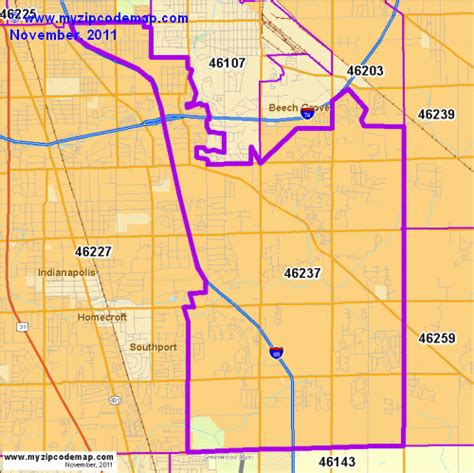 Zip Code Map Of 46237 Demographic Profile Residential Housing