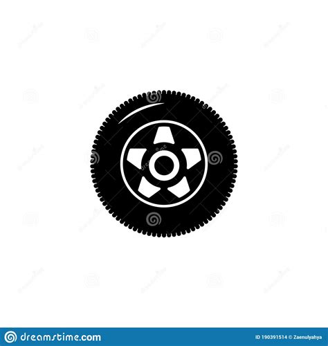 Illustration Vector Graphic Of Wheel Tire Car Icon Stock Vector