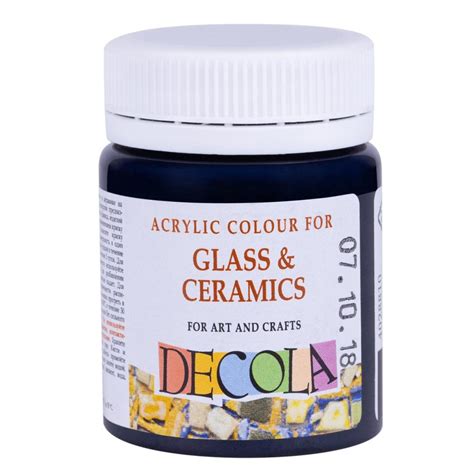 Decola Glass And Ceramics Colour 50ml Basic Shades Open Stock Made In Russia Sitaram Stationers