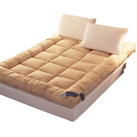 When laying under the futon, cushioning property improves. Thickness 10cm tatami mattress bed mattress toppers single ...