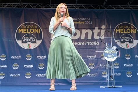 Meloni Holds First Rally As Italys Election Campaign Kicks Off