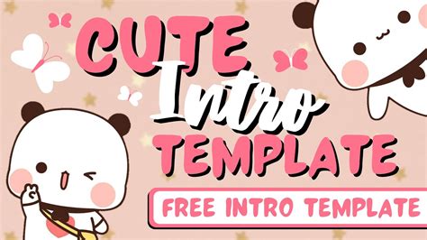 Cute Intro Template 2 Kawaii Intro Free To Use Enayours Youtube