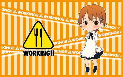 Working Anime Girls Inami Mahiru Hd Wallpapers Desktop And Mobile