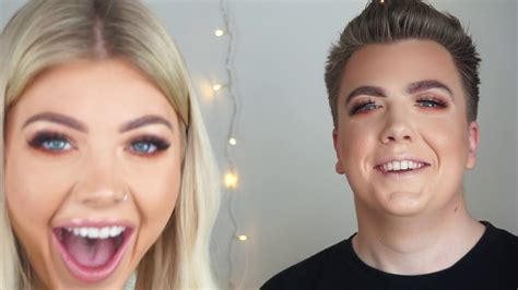 Transforming My Brother Into Me Long Lost Twin Sister Amy Coombes Youtube